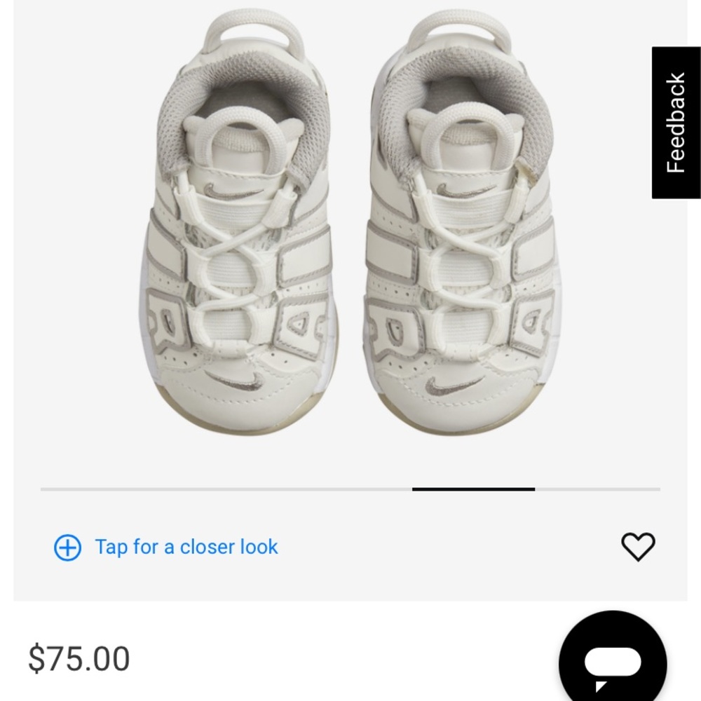 Nike Air More Uptempo ; Baby